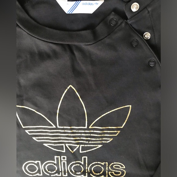 Adidas sweater, size 36. Black. Vintage - Picture 2 of 2